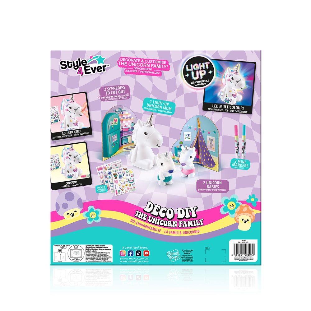 Decore Sua Luminária Família de Unicórnios - Fun Divirta-se - Imagem 9