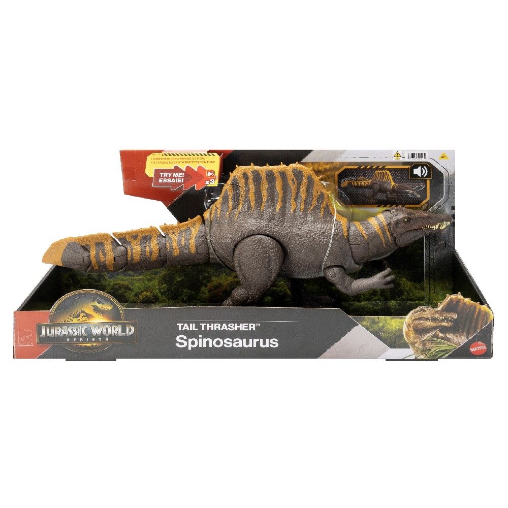 Jurassic World Dinossauro Rebirth Spinosaurus - Mattel - Imagem 5