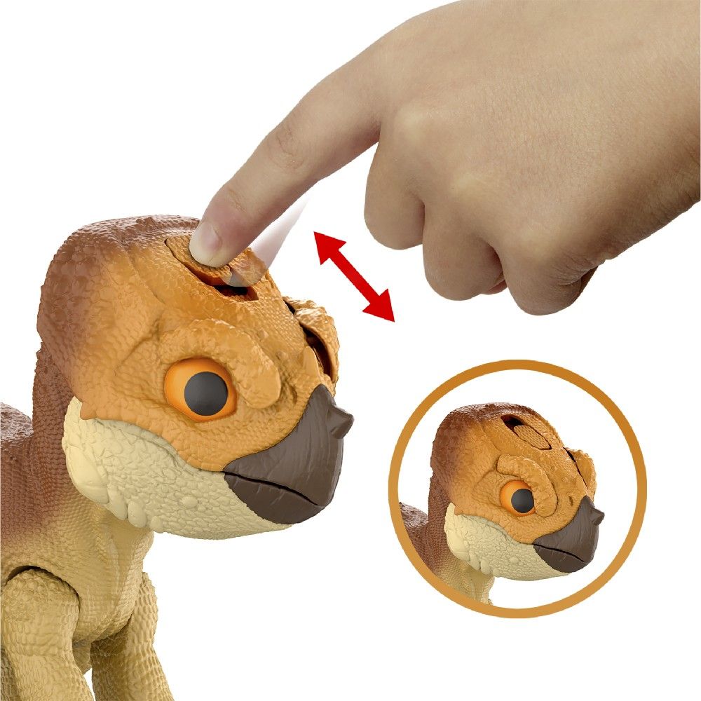 Jurassic World Dinossauro Rebirth Aquilops Dolores - Mattel - Imagem 3