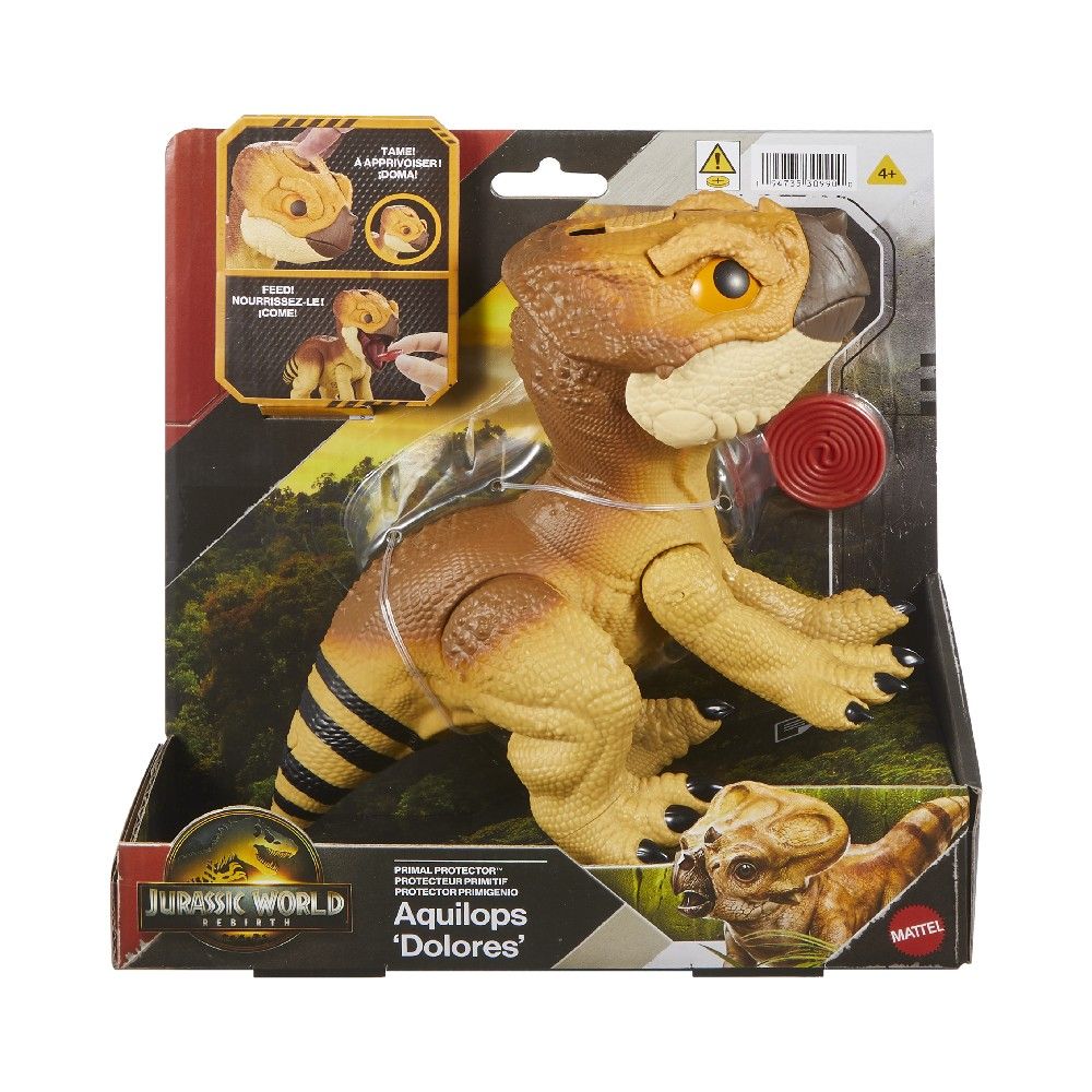 Jurassic World Dinossauro Rebirth Aquilops Dolores - Mattel - Imagem 5