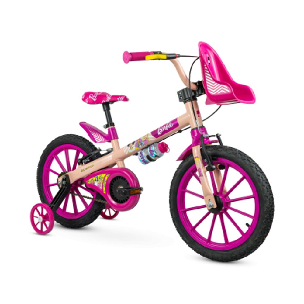 Bicicleta Aro 16 Barbie - Nathor