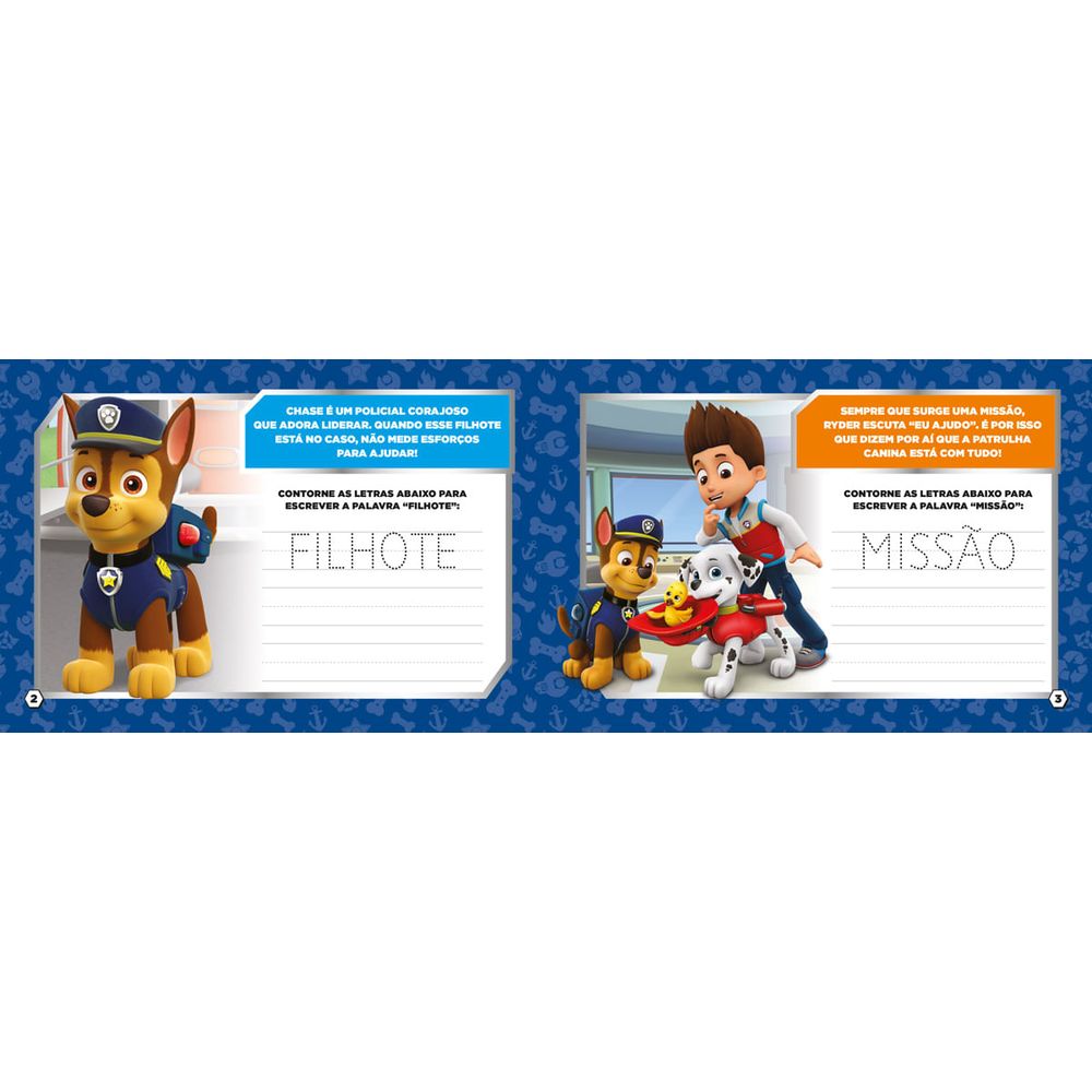 Livro Patrulha Canina Escreva e Apague - Ciranda Cultural - Imagem 2