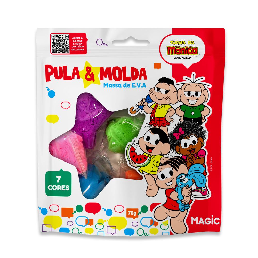 Turma da Mônica Massa Pula e Molda E.V.A. - Ciranda Cultural