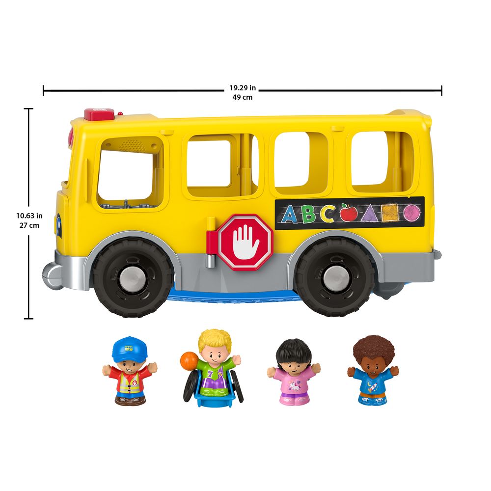 Little People Ônibus Escolar Fazendo Novos Amigos - Mattel - Imagem 2