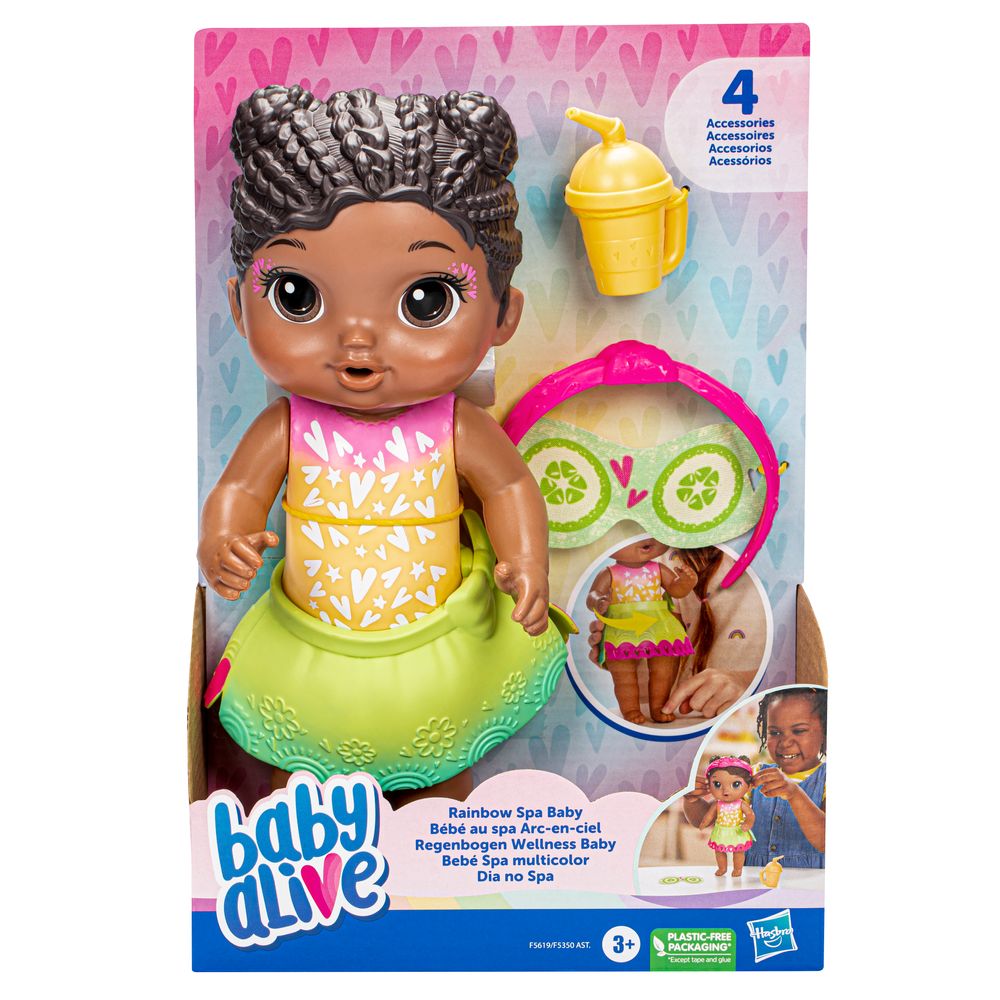 Baby Alive Dia no Spa Negra - Hasbro - Imagem 2