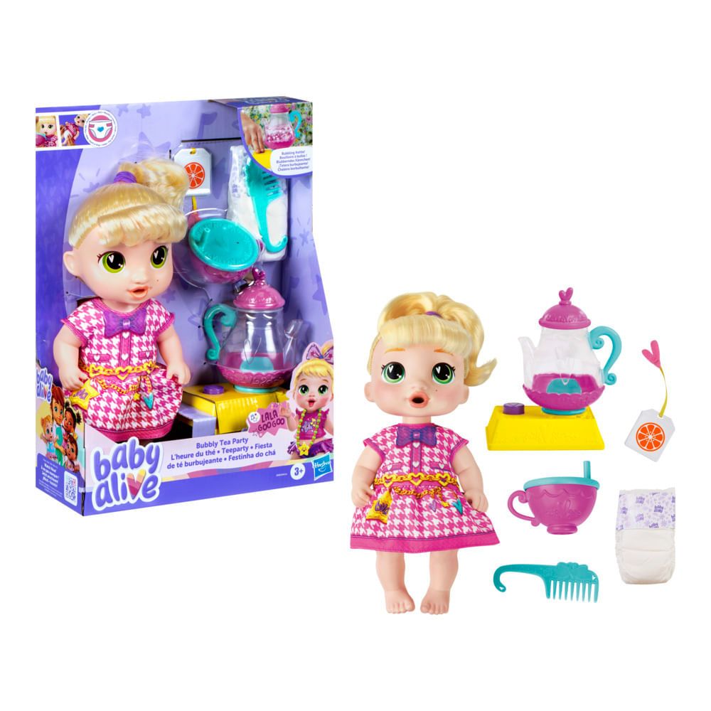 Baby Alive Festinha do Chá Lala GooGoo Loira - Hasbro - Imagem 2
