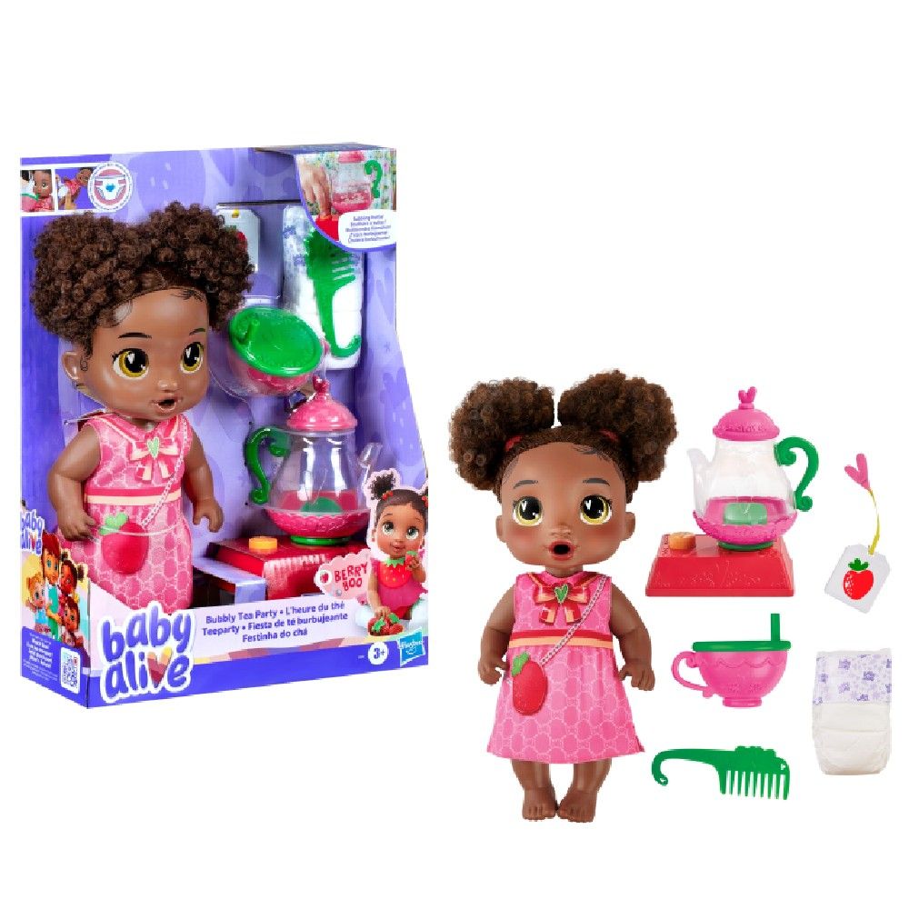 Baby Alive Festinha do Chá Berry Boo Negra - Hasbro - Imagem 2