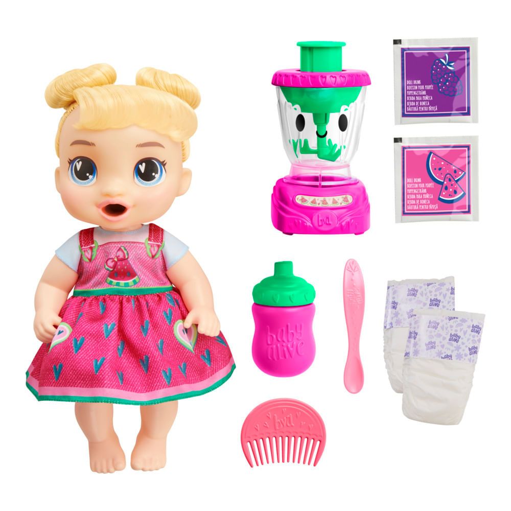 Baby Alive Vitamina Doce Harper Hugs Loira - Hasbro