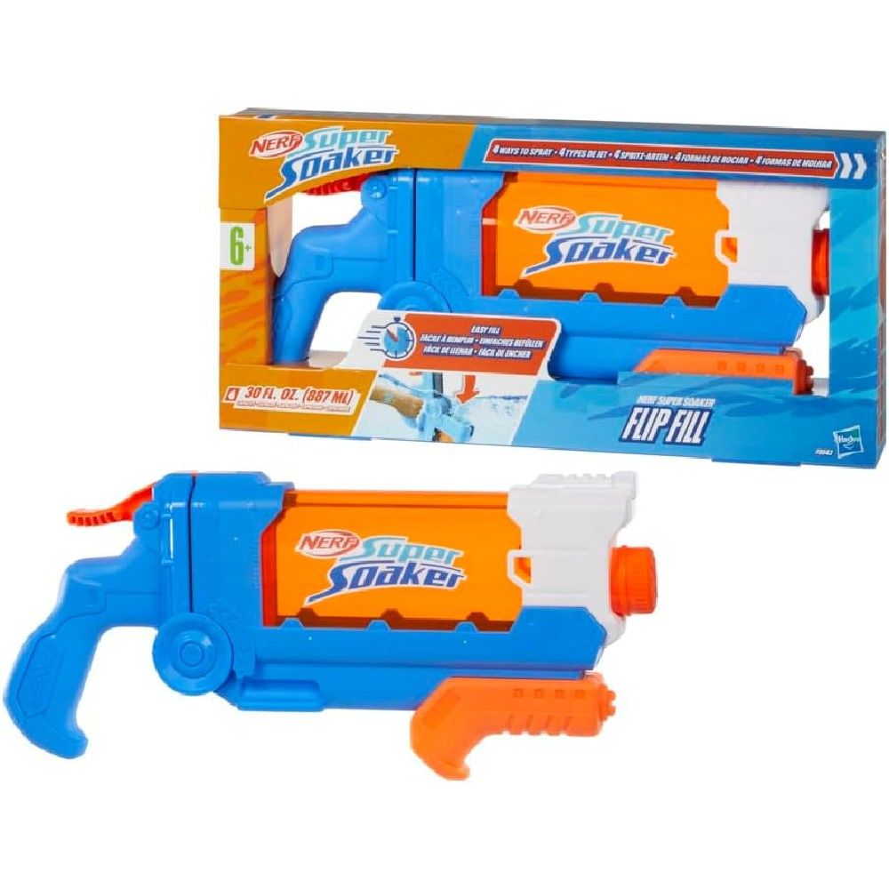 Lança Água Nerf Super Soaker Flip Fill - Hasbro