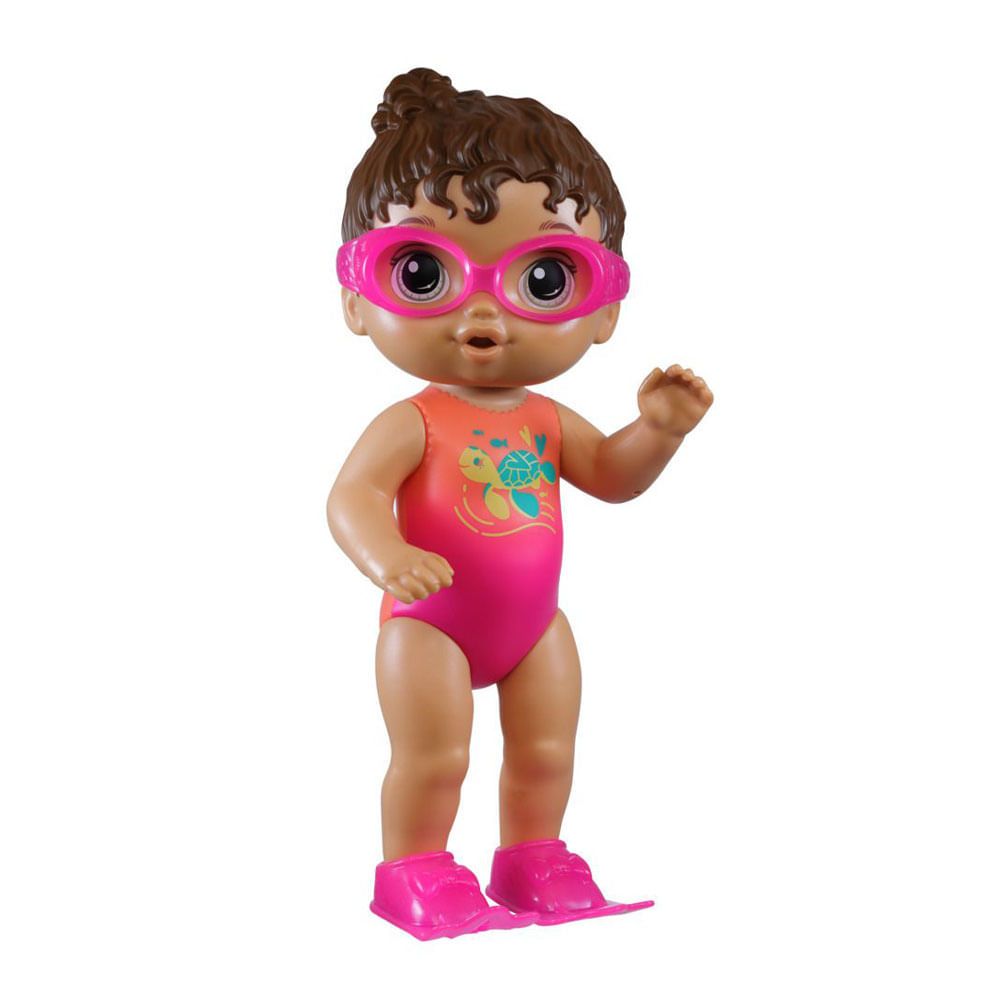 Baby Alive Bebê Piscina Morena - Hasbro