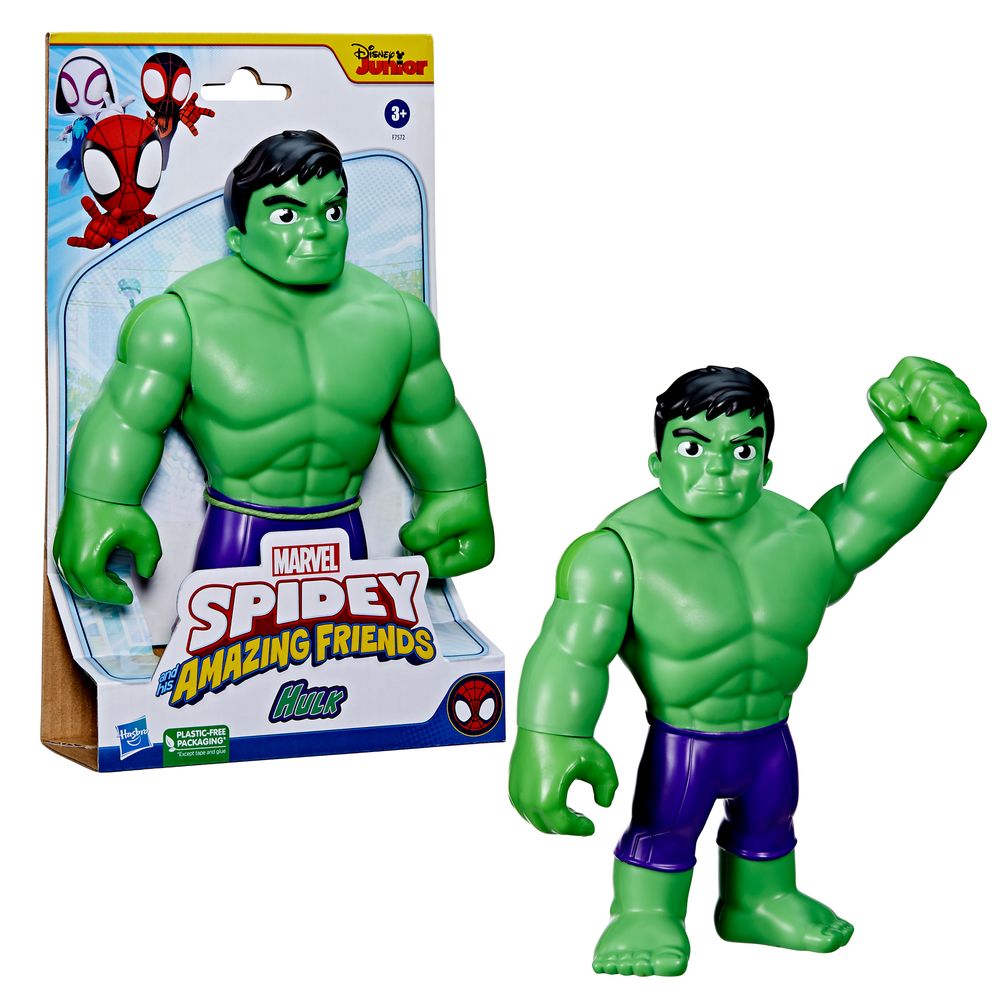 Figura Spidey Amazing Friends Supersized Hulk - Hasbro