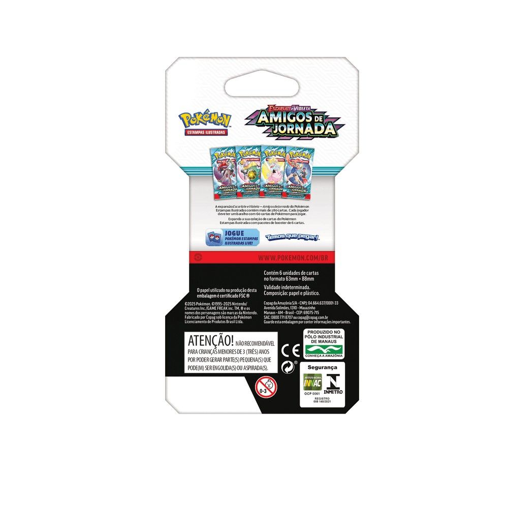 Pokémon EV9 Amigos de Jornada Blister Unitário - Copag - Imagem 4