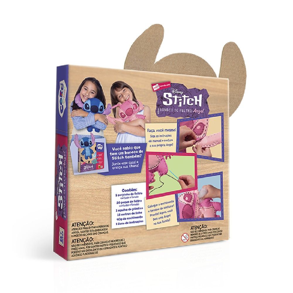Stitch de Feltro Angel - Toyster - Imagem 4
