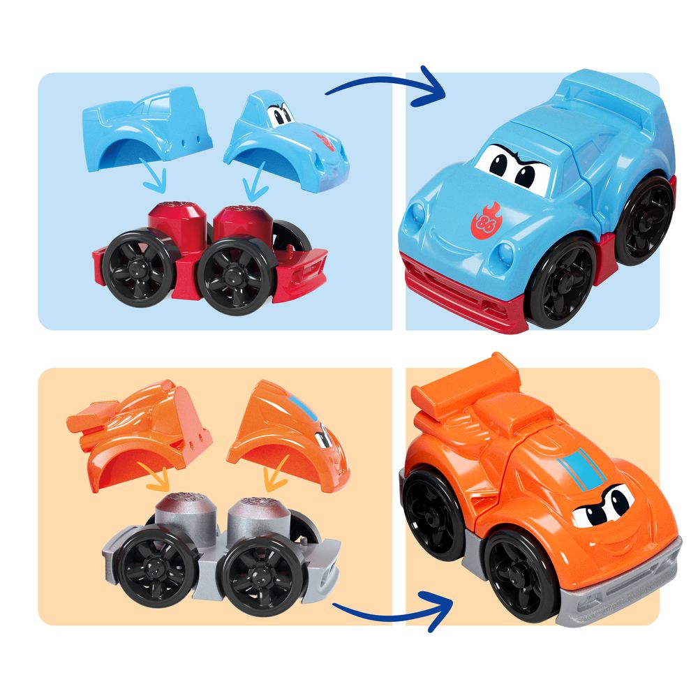 Mega Bloks Caminhão de Corridas Construa e Corra - Mattel - Imagem 3