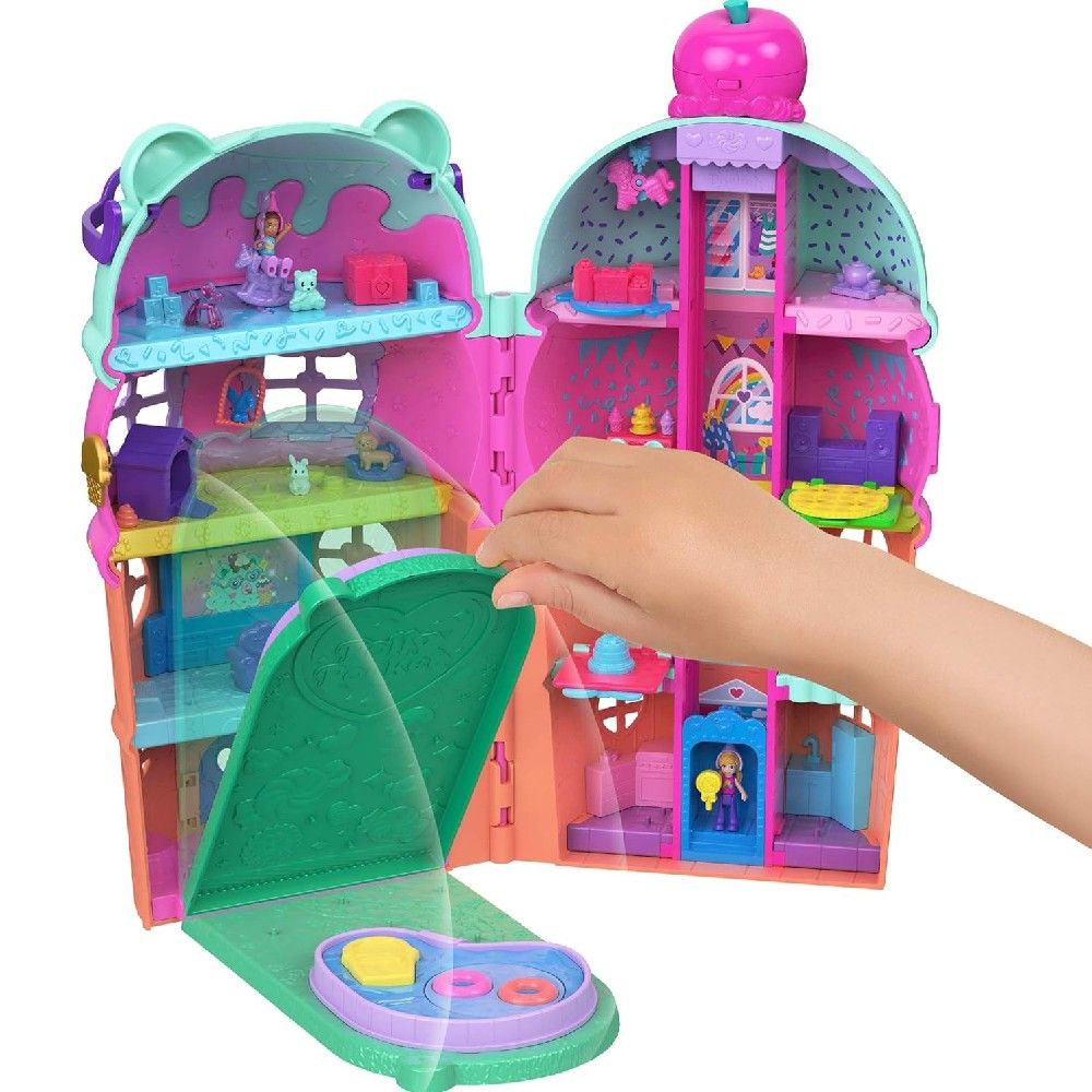 Polly Pocket Conjunto Estojo Casa de Sorvete - Mattel - Imagem 4
