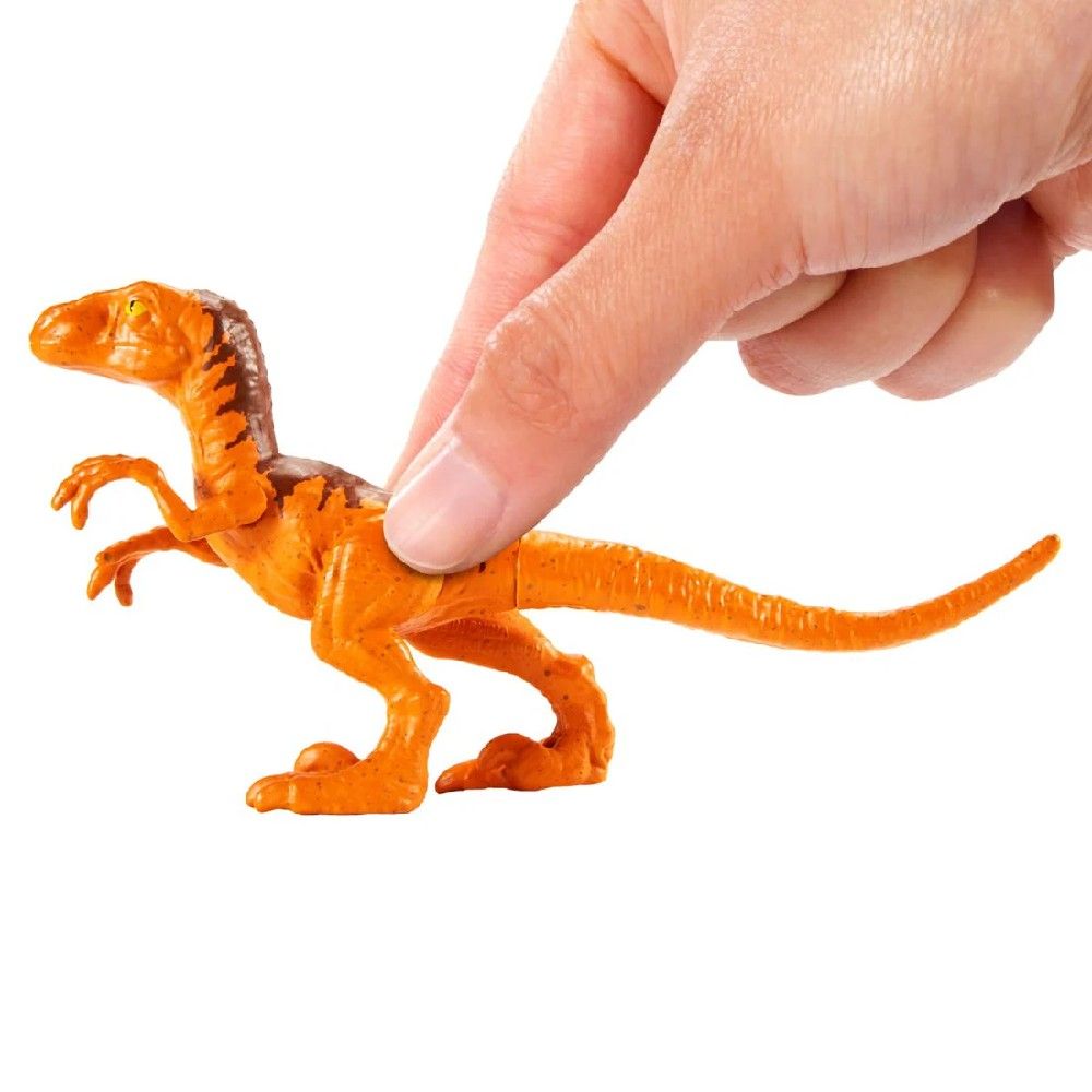 Jurassic World Rebirth Velociraptor 15cm - Mattel - Imagem 3