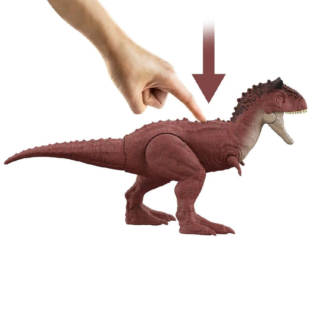 Jurassic World Rebirth Carnotaurus com Som 30cm - Mattel - Imagem 4