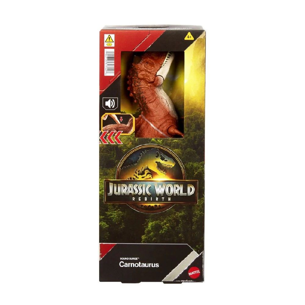 Jurassic World Rebirth Carnotaurus com Som 30cm - Mattel - Imagem 5