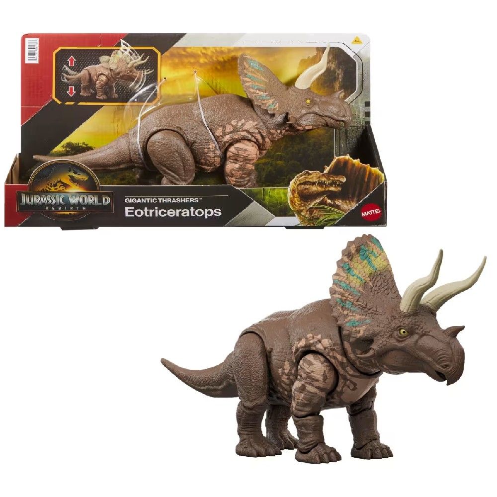 Jurassic World Rebirth Rastreador Eotriceratops - Mattel