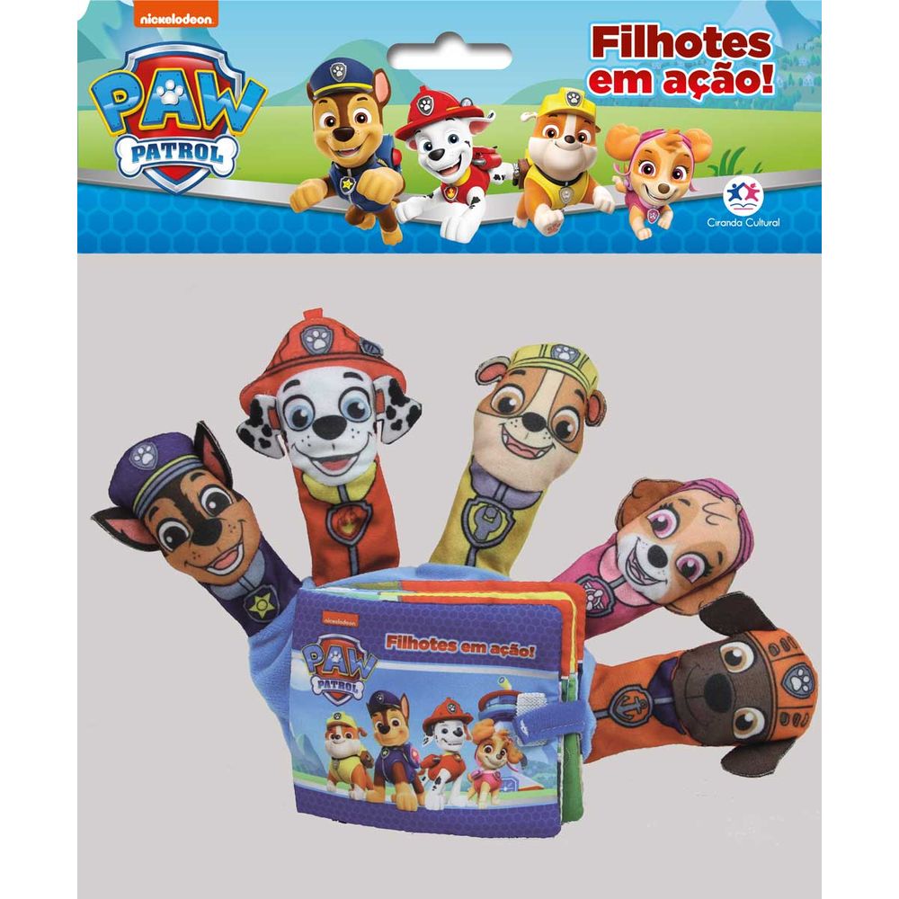 Livro Patrulha Canina Filhotes em Ação - Ciranda Cultural