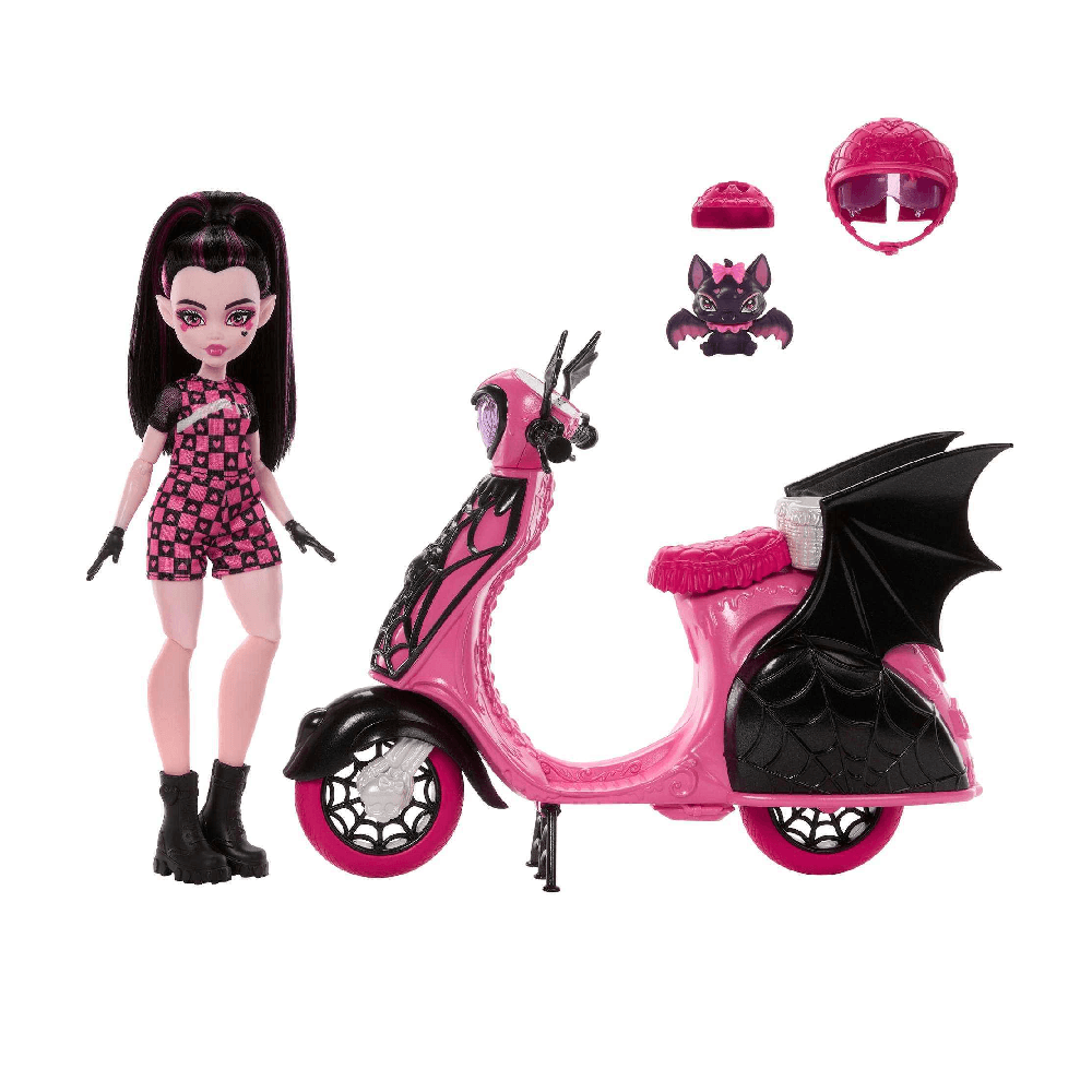 Monster High Draculaura Com Scooter - Mattel - Imagem 2