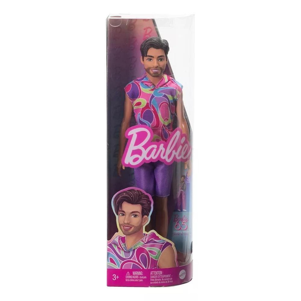 Barbie Ken Moreno Barba - Mattel - Imagem 3