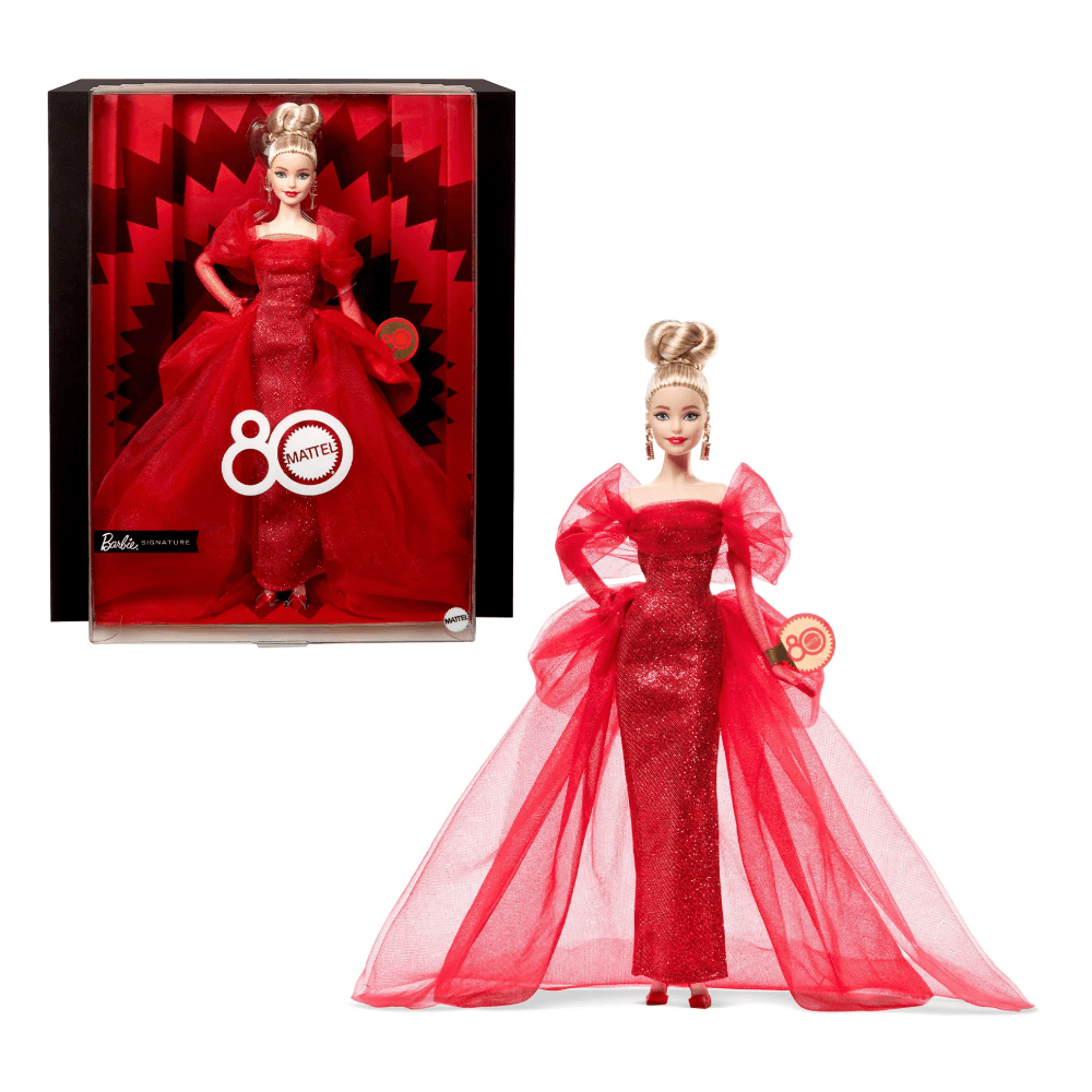 Barbie Loira Coleção Aniversário 80 Anos - Mattel - Imagem 6