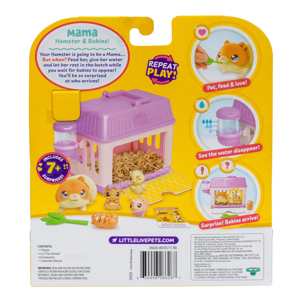 Little Live Pets Mama Surprise Mini Hamster - Fun Divirta-se - Imagem 6
