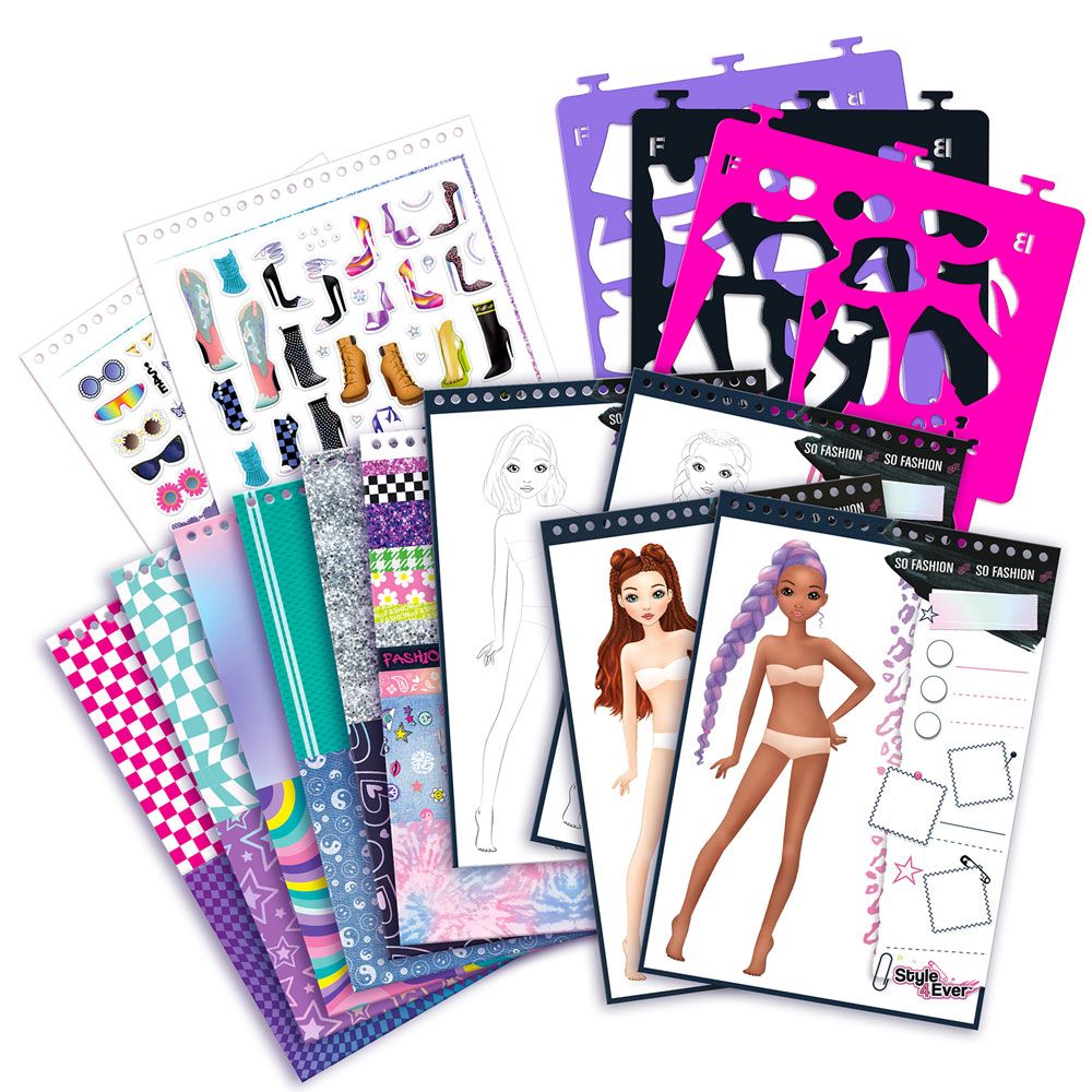 Fun Fashion Designer Sketch Steetwear - Fun Divirta-se - Imagem 3