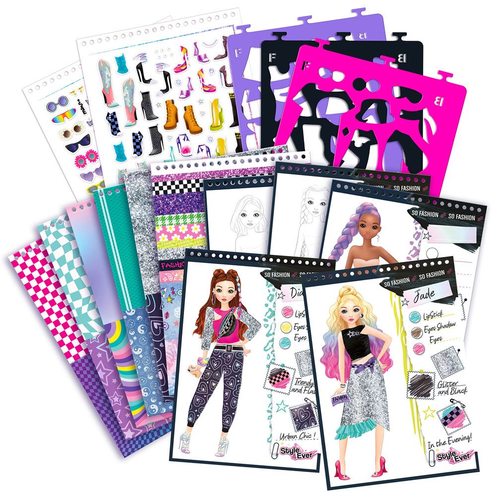 Fun Fashion Designer Sketch Steetwear - Fun Divirta-se - Imagem 4