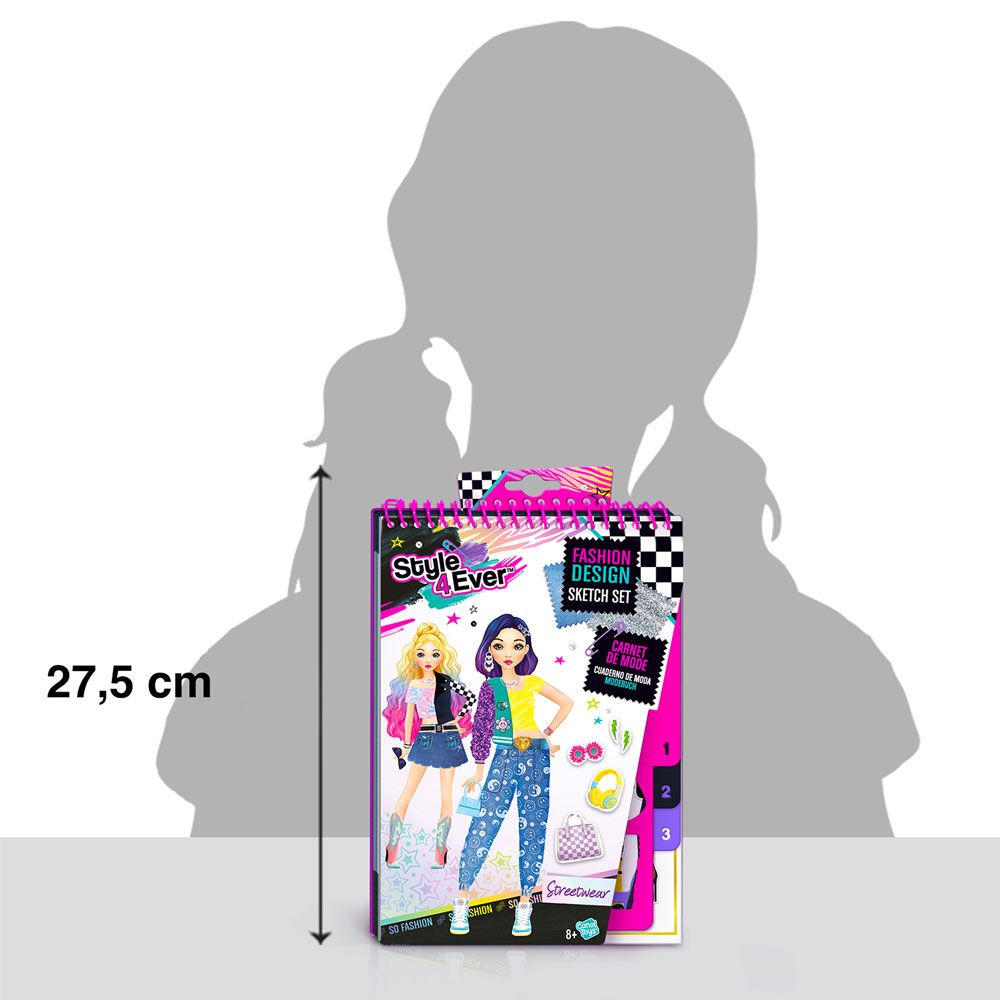 Fun Fashion Designer Sketch Steetwear - Fun Divirta-se - Imagem 6
