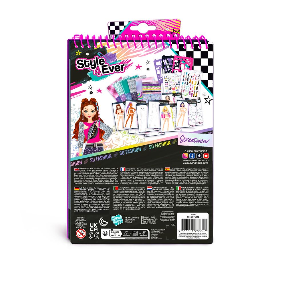 Fun Fashion Designer Sketch Steetwear - Fun Divirta-se - Imagem 8