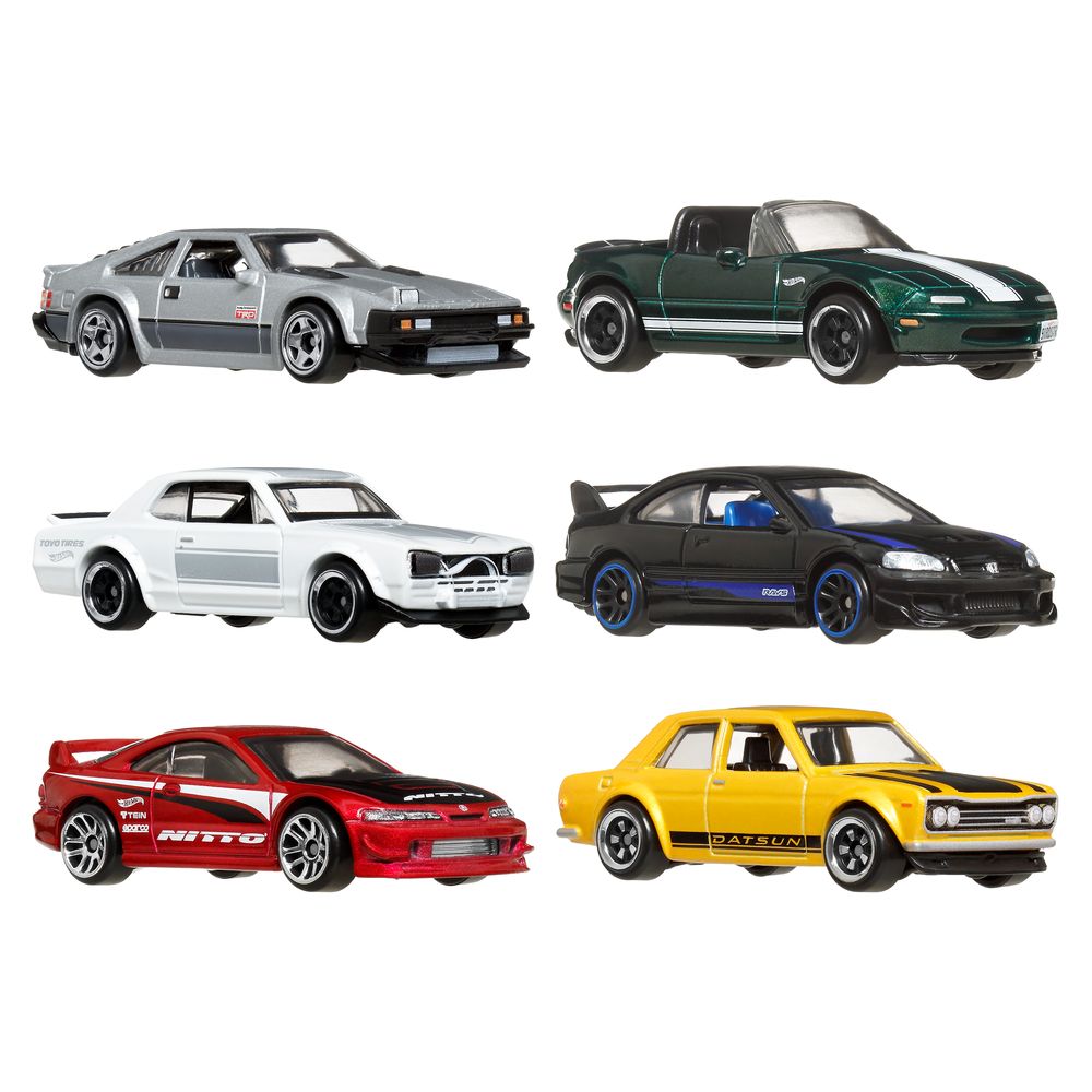 Hot Wheels Pacote Carros Japoneses - Mattel