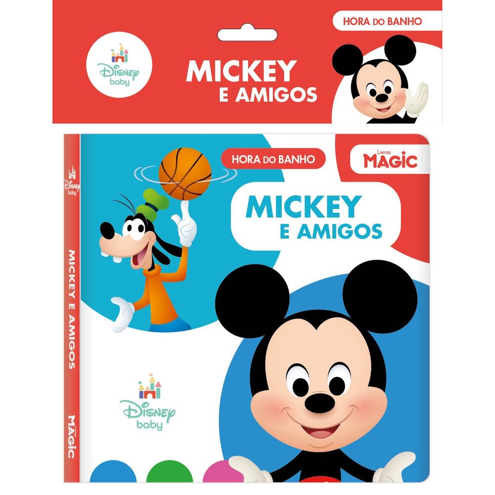 Livro de Banho Impermeável Disney Baby Mickey e Amigos - Ciranda Cultural