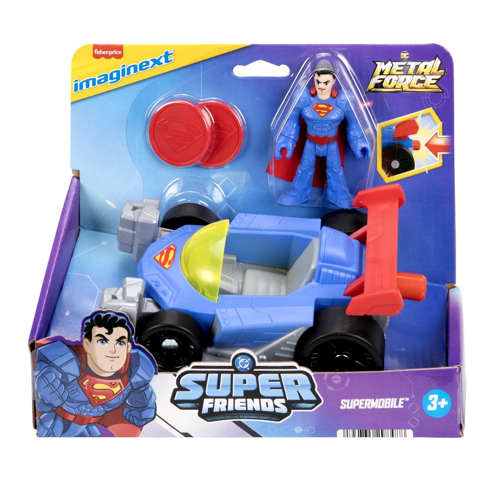 Imaginext Figura Superman e Veículo - Mattel - Imagem 4
