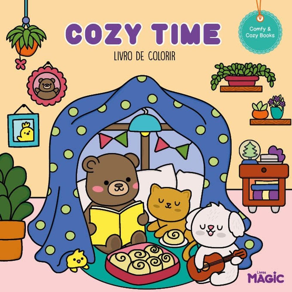 Livro de Colorir Cozy Time - Ciranda Cultural