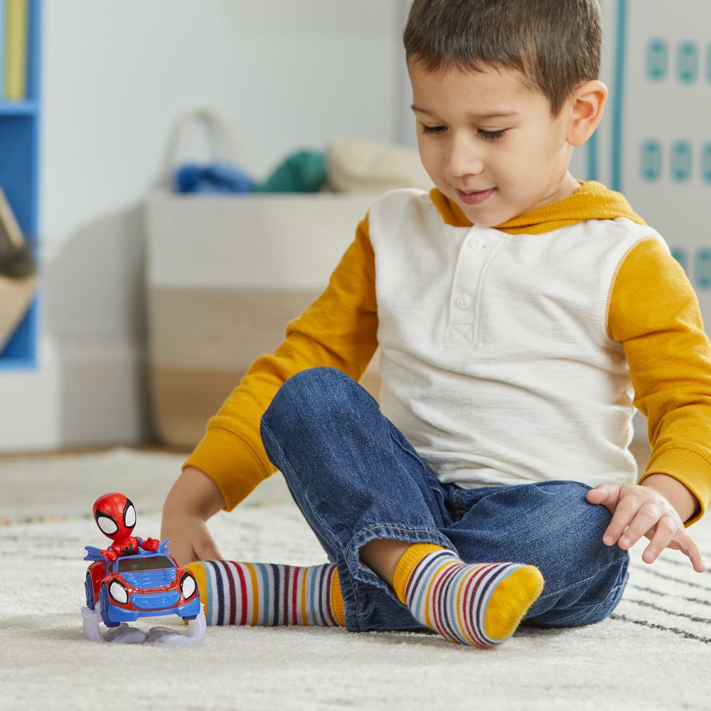 Figura Spidey e Veículo Web Crawler Amazing Friends - Hasbro - Imagem 4