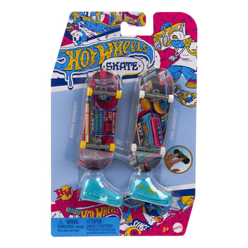Hot Wheels Skate com Tênis Cool Cassette - Mattel