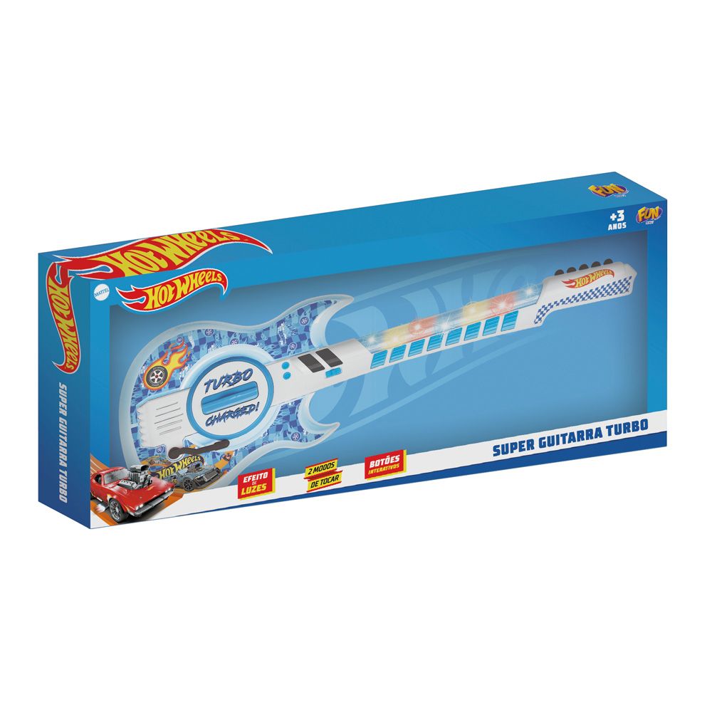Hot Wheels Super Guitarra Turbo - Fun Divirta-se - Imagem 2