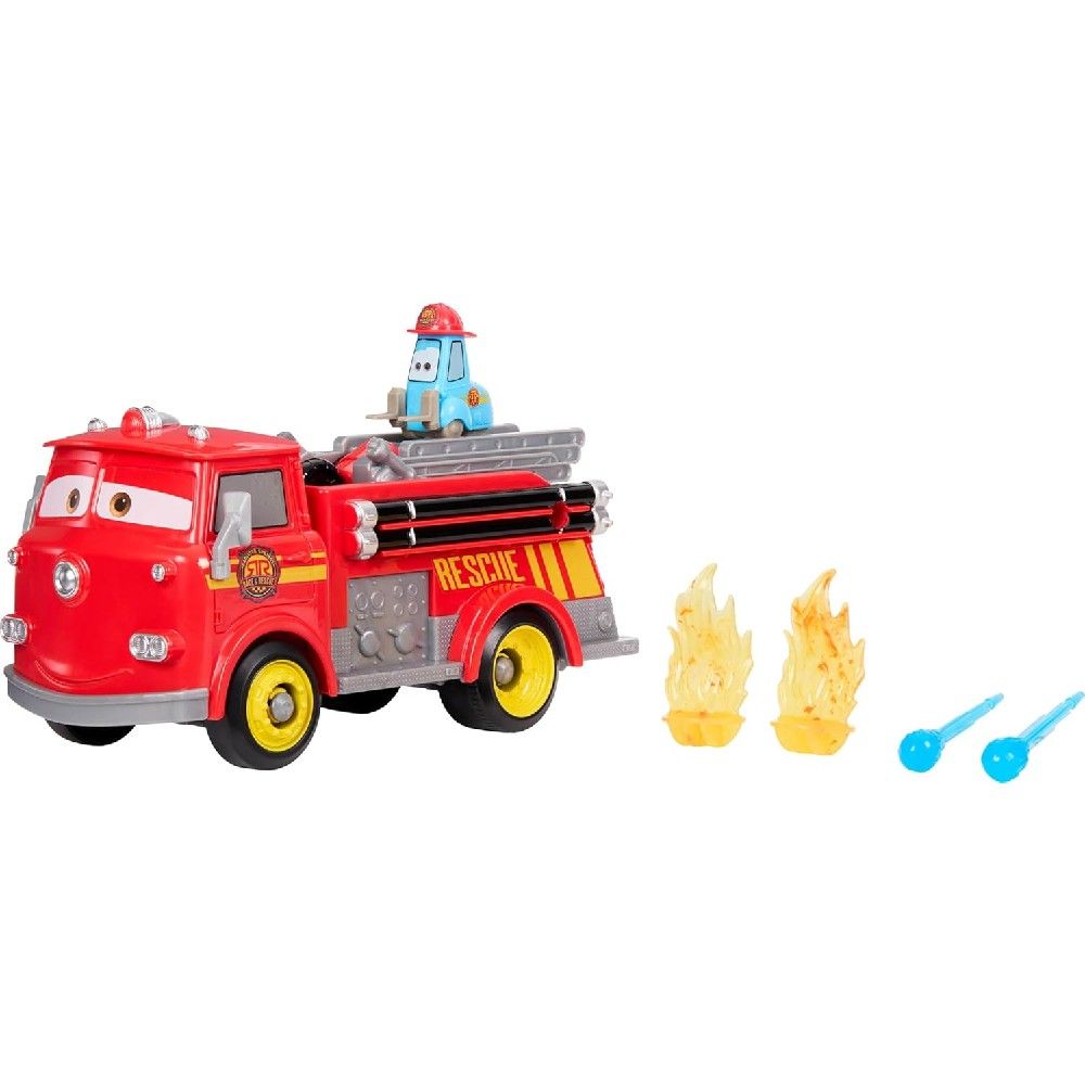 Disney Pixar Carros Caminhão de Bombeiros e Guido - Mattel - Imagem 2