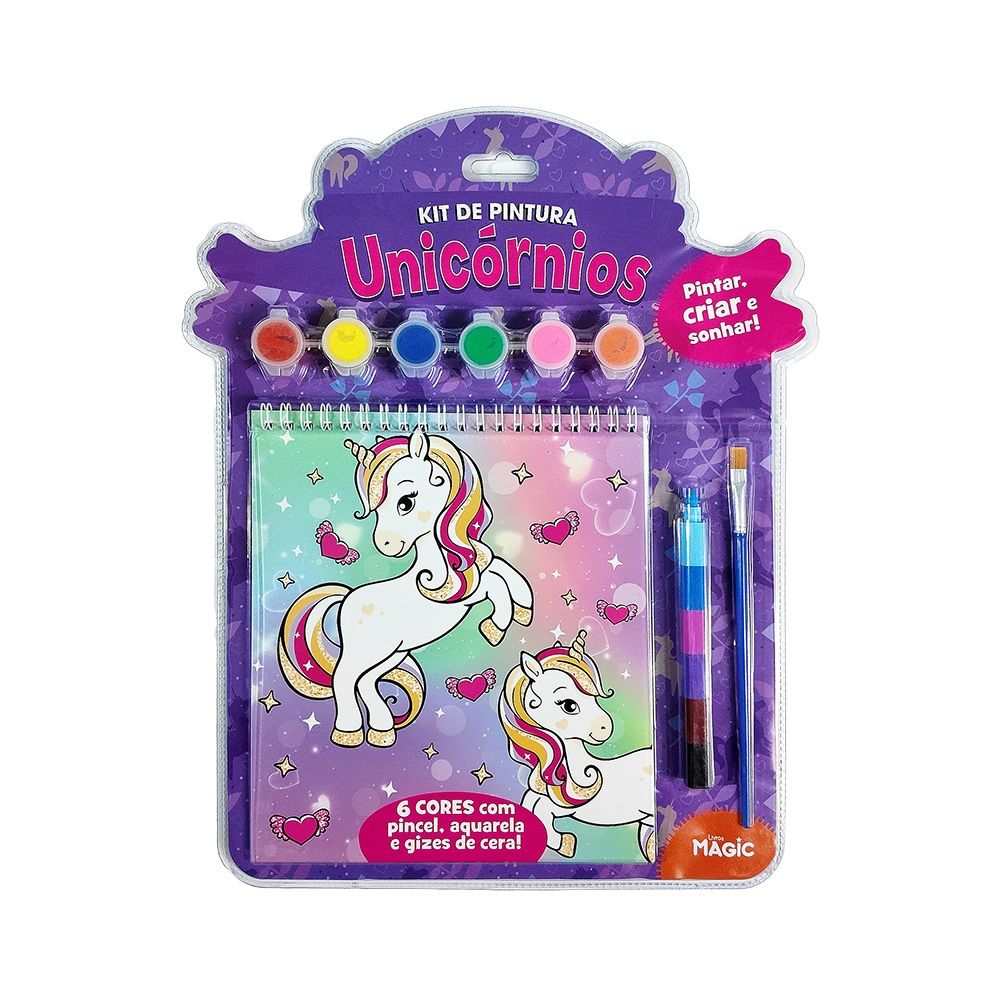 Kit de Pintura Unicórnios - Ciranda Cultural