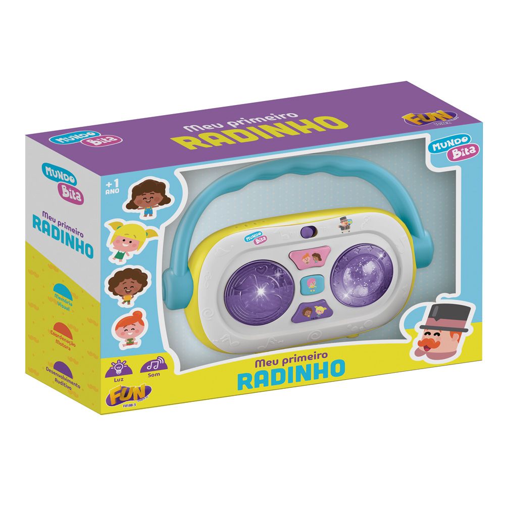 Mundo Bita Meu Primeiro Radinho - Fun Divirta-se - Imagem 3