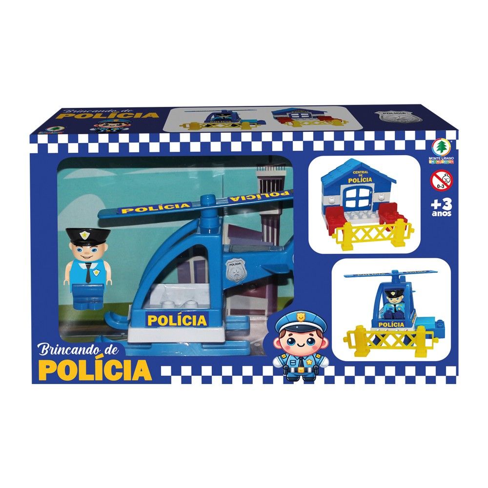 Helicóptero Brincando de Polícia - Monte Líbano - Imagem 4