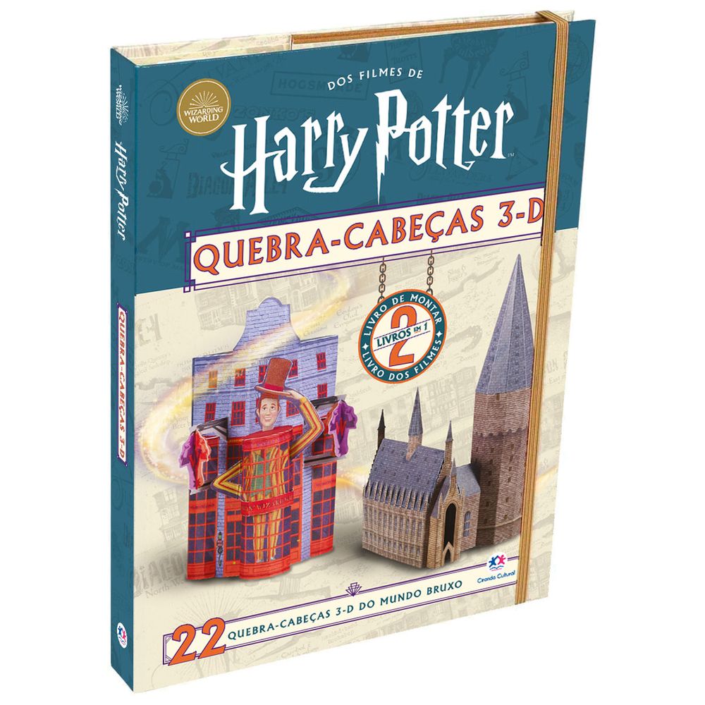 Harry Potter Livro Quebra-Cabeça 3D - Ciranda Cultural