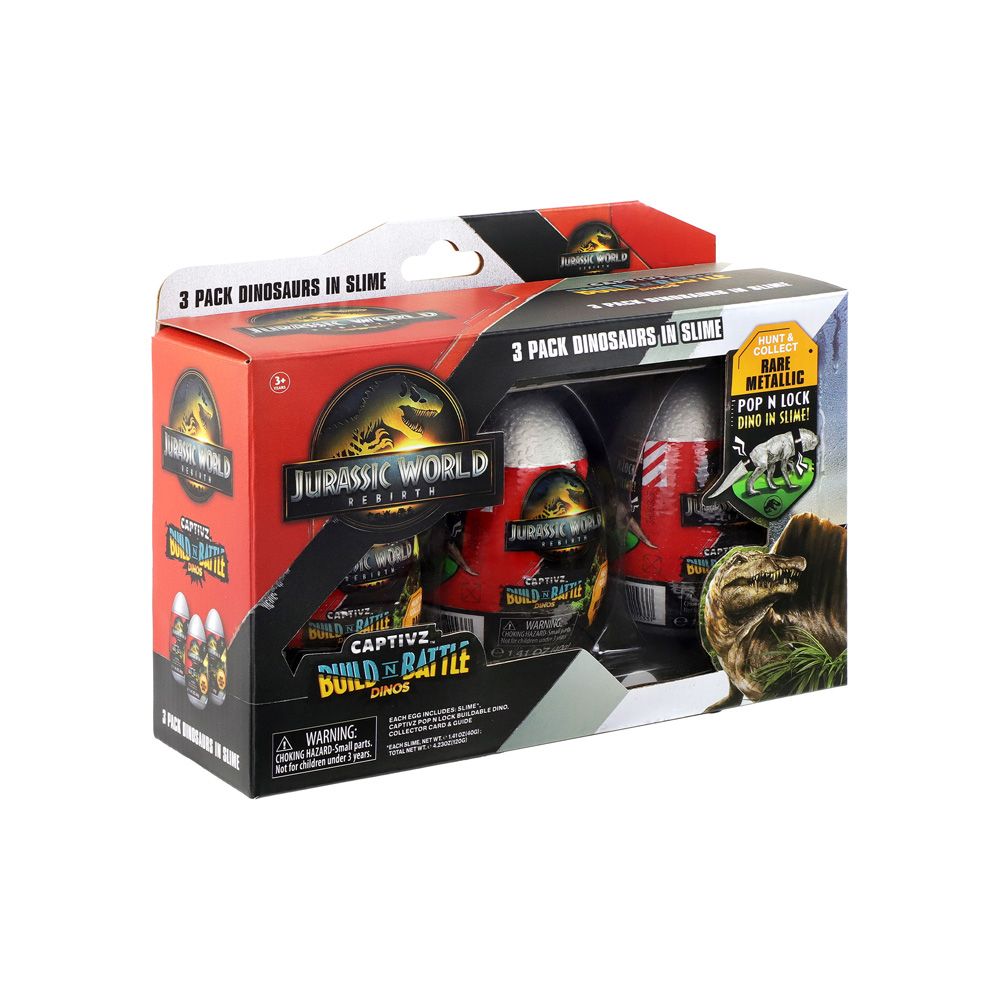 Jurassic World Captivz Rebirth 3 Peças - Fun Divirta-se - Imagem 14
