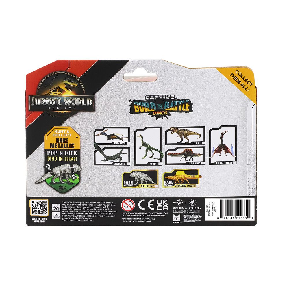 Jurassic World Captivz Rebirth 3 Peças - Fun Divirta-se - Imagem 15