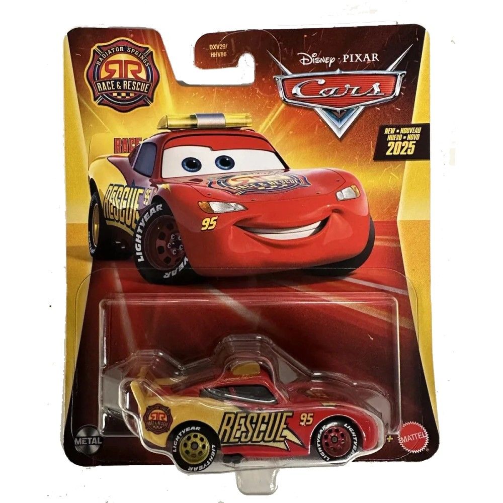 Disney Pixar Carros Mcqueen Rescue - Mattel