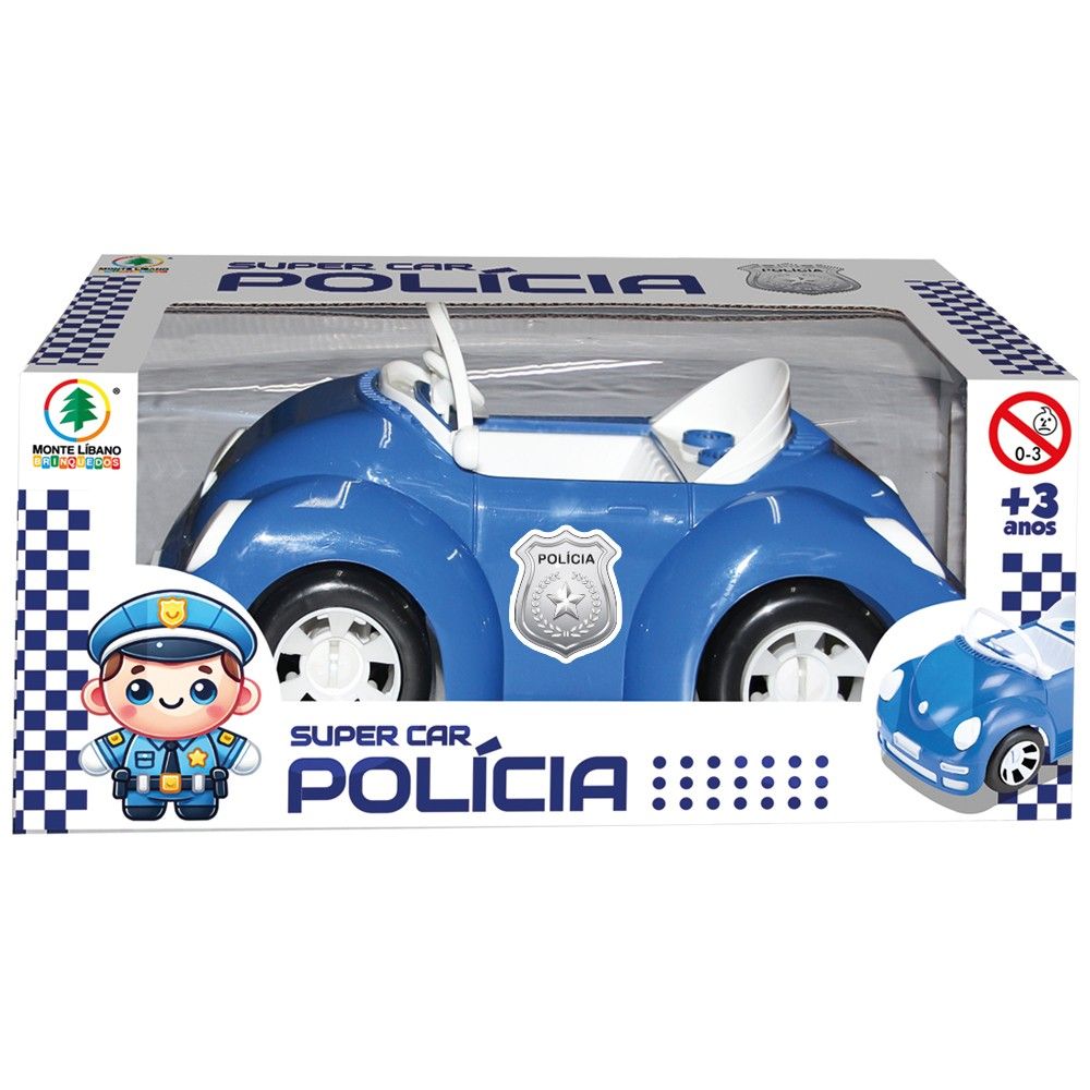 Carro Super Car Polícia - Monte Líbano - Imagem 5