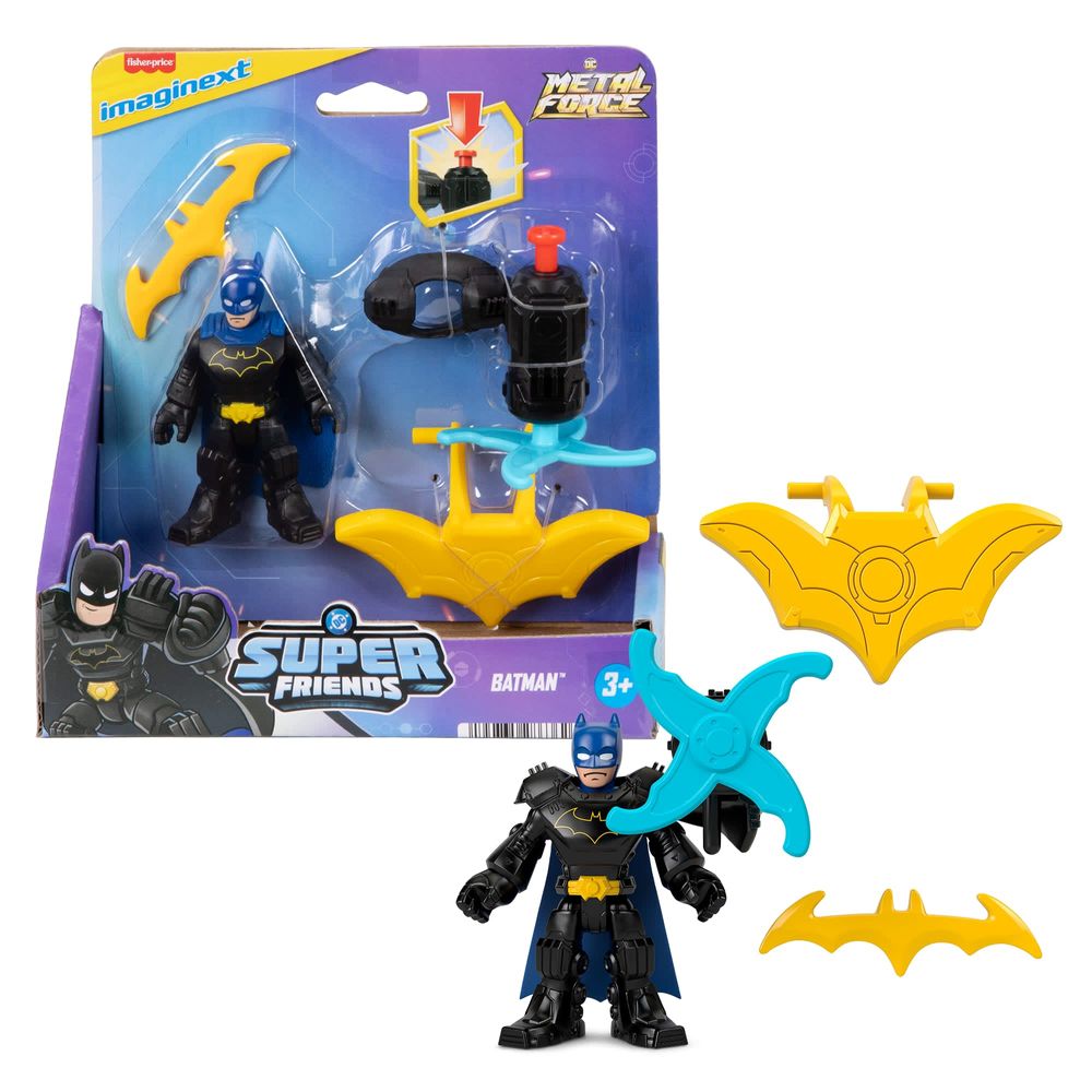Imaginext DC Super Friends Metal Force Batman - Mattel