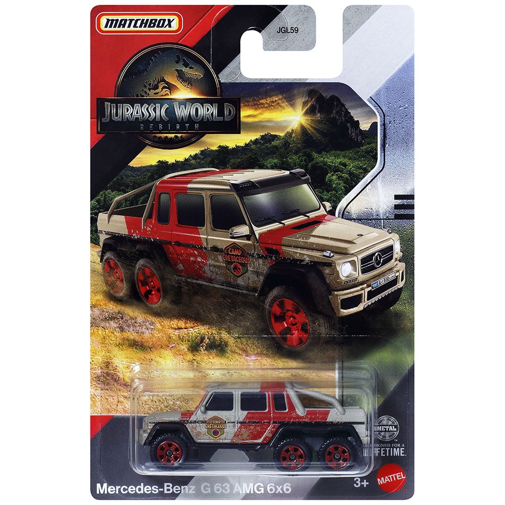 Matchbox Jurassic World Rebirth Mercedes-Benz G 63 - Mattel